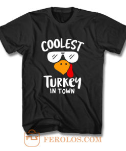 Coolest Turkey In Town Sweat T Shirt