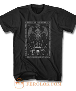 Cthulhu Schema Mono T Shirt