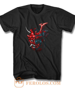 Double Samurai Mask T Shirt