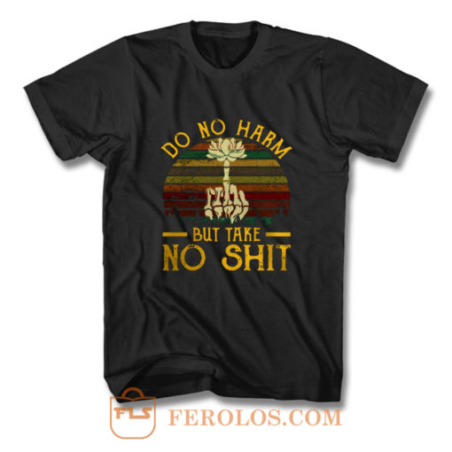 No Vintage Harm No Do Sleeve T Shirt