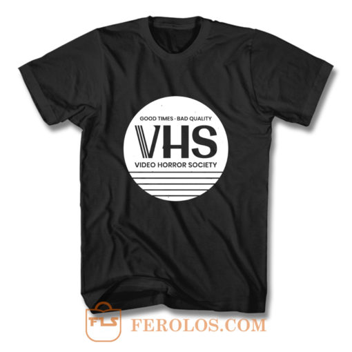 Video Horror Society Vhs T Shirt