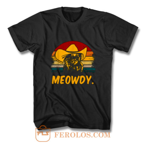 Vintage Meowdy T Shirt