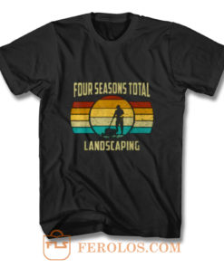 Vintage Season Landscaping Total T Shirt